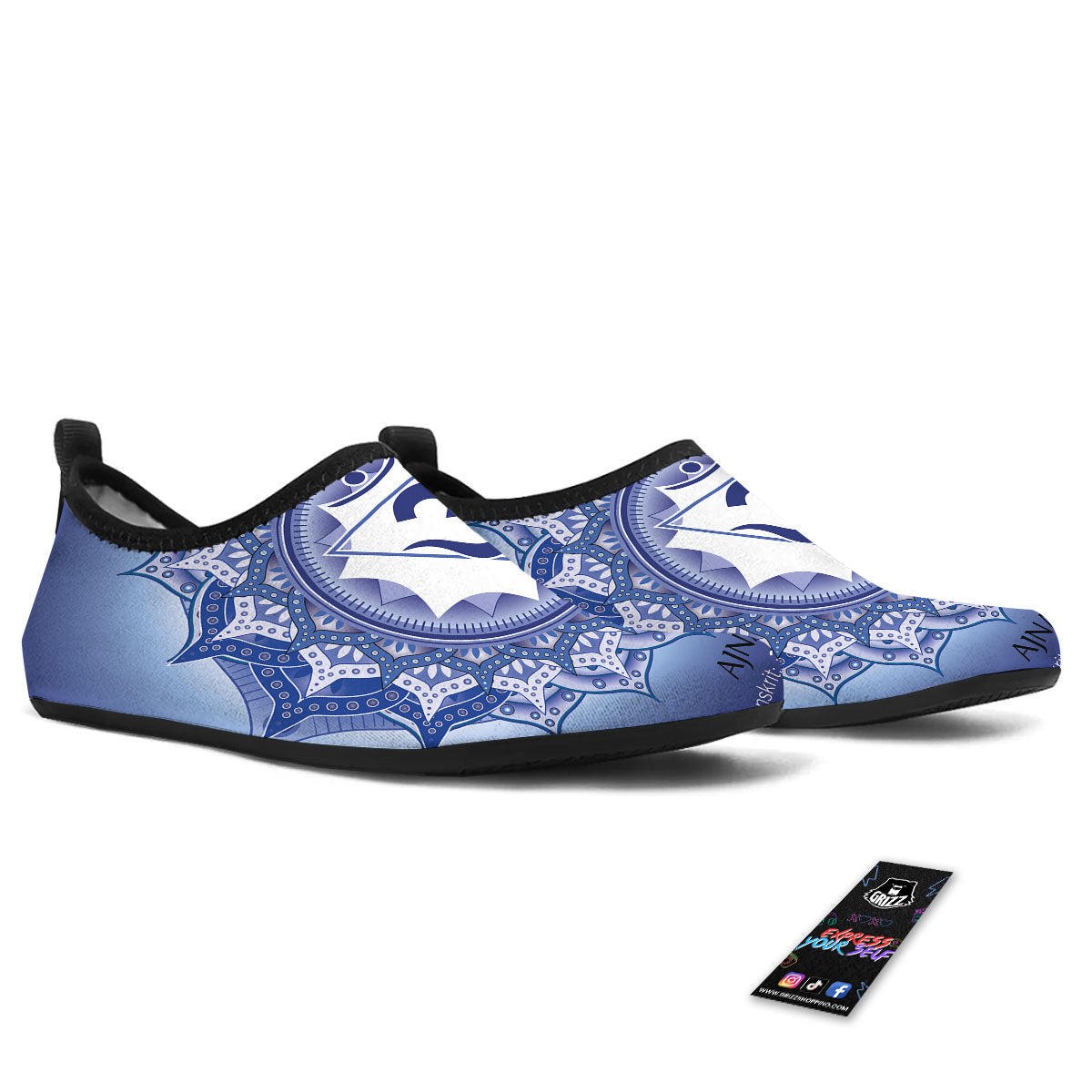 Spiritual Ajna Chakra Print Water Shoes-grizzshop