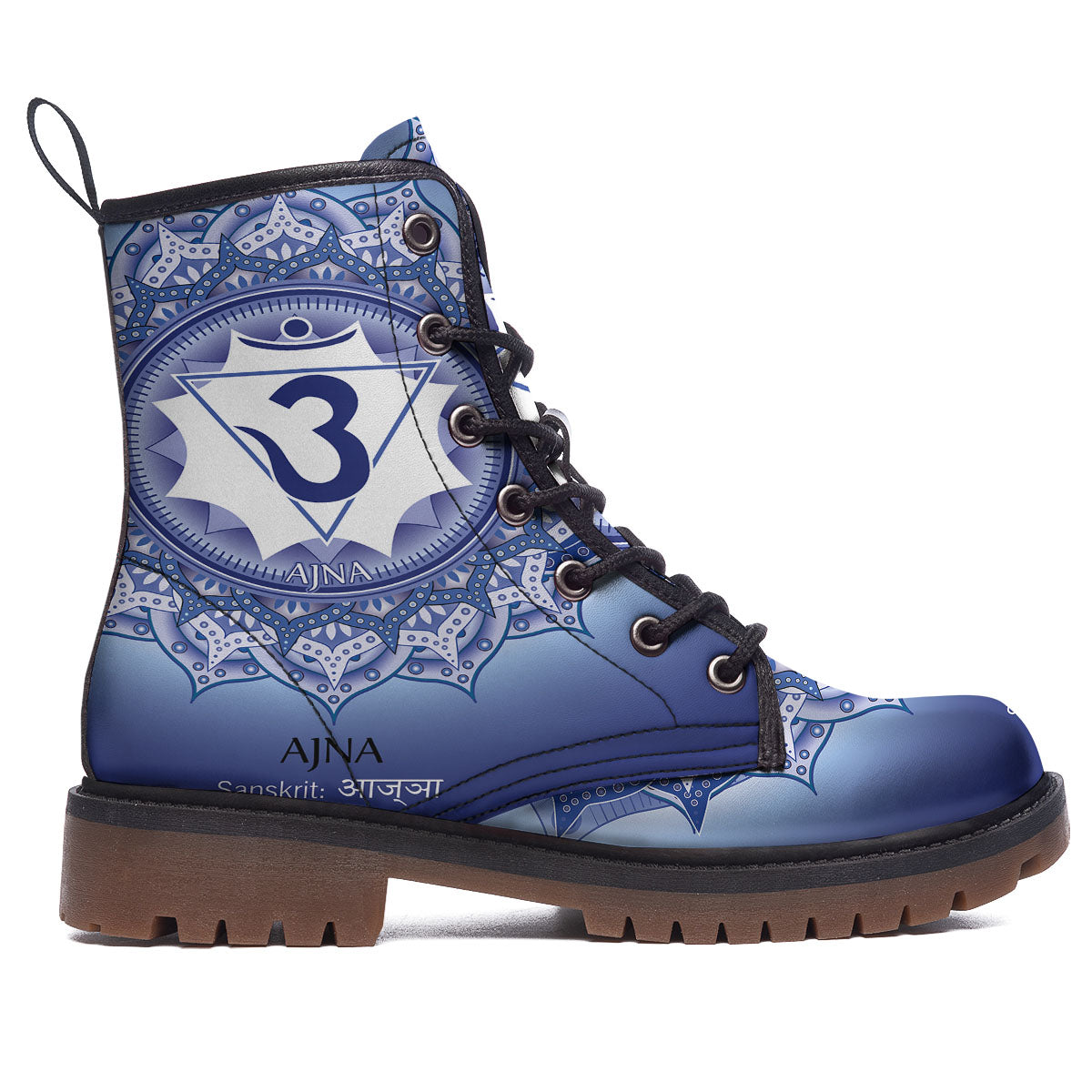 Spiritual Ajna Chakra Print Work Boots-grizzshop