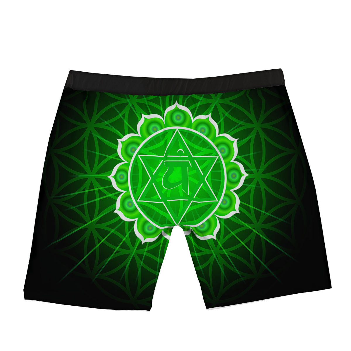 Spiritual Anahata Chakra Print Boxer Briefs-grizzshop