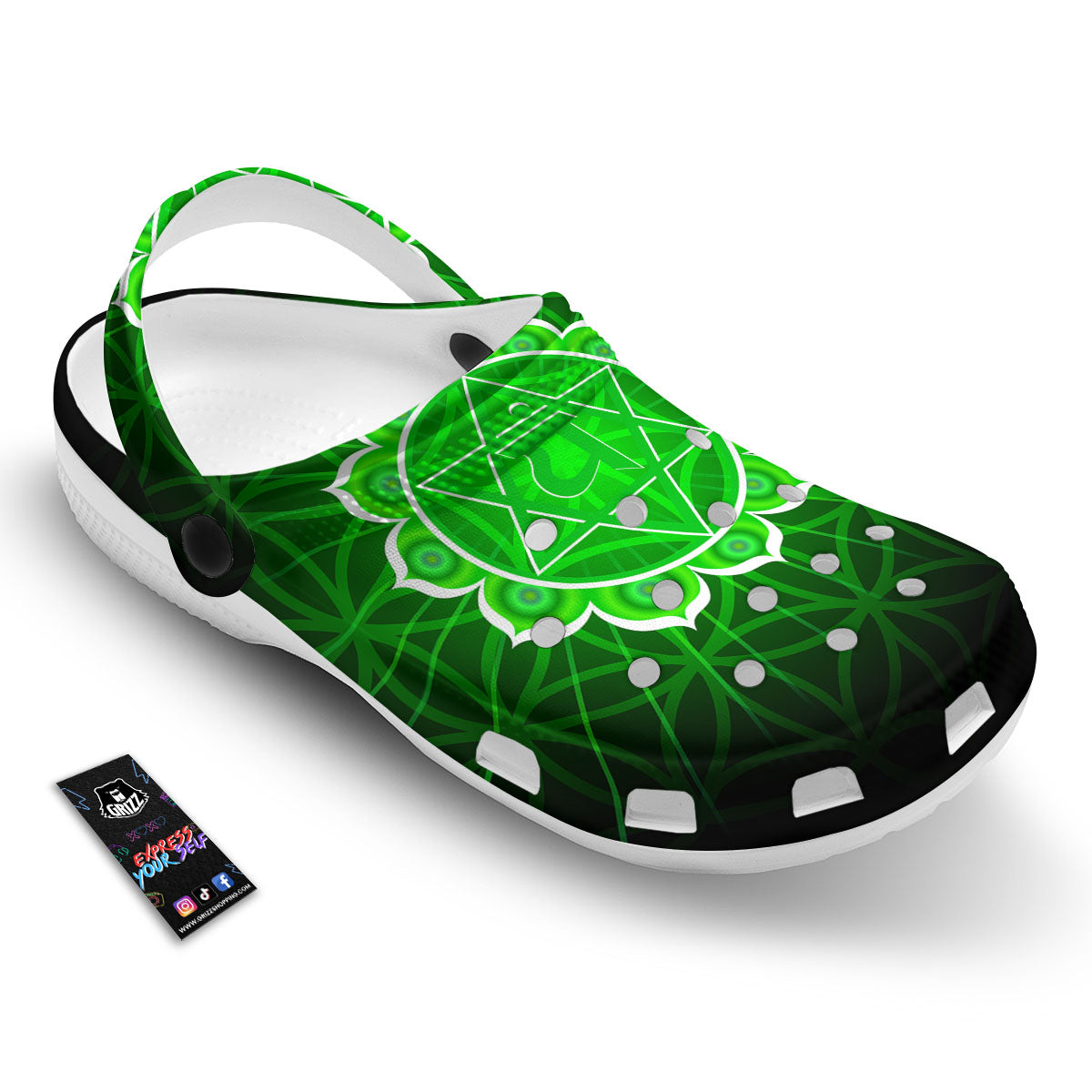 Spiritual Anahata Chakra Print Clog-grizzshop
