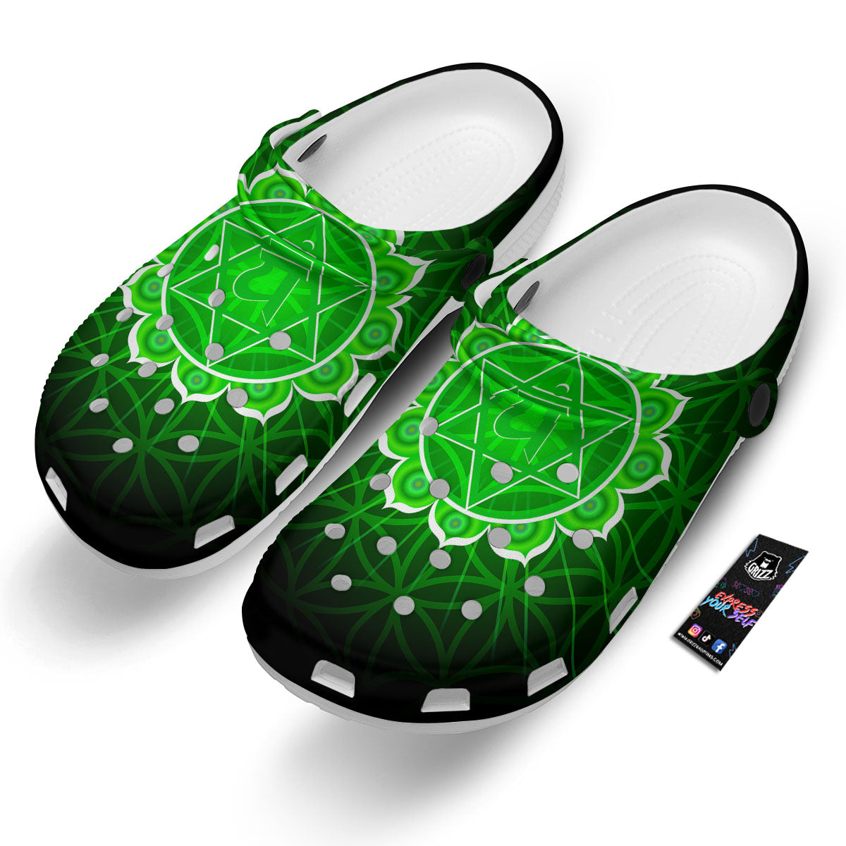 Spiritual Anahata Chakra Print Clog-grizzshop