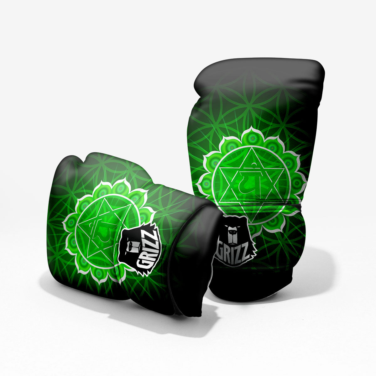 Spiritual Anahata Chakra Print Pro Boxing Glove
