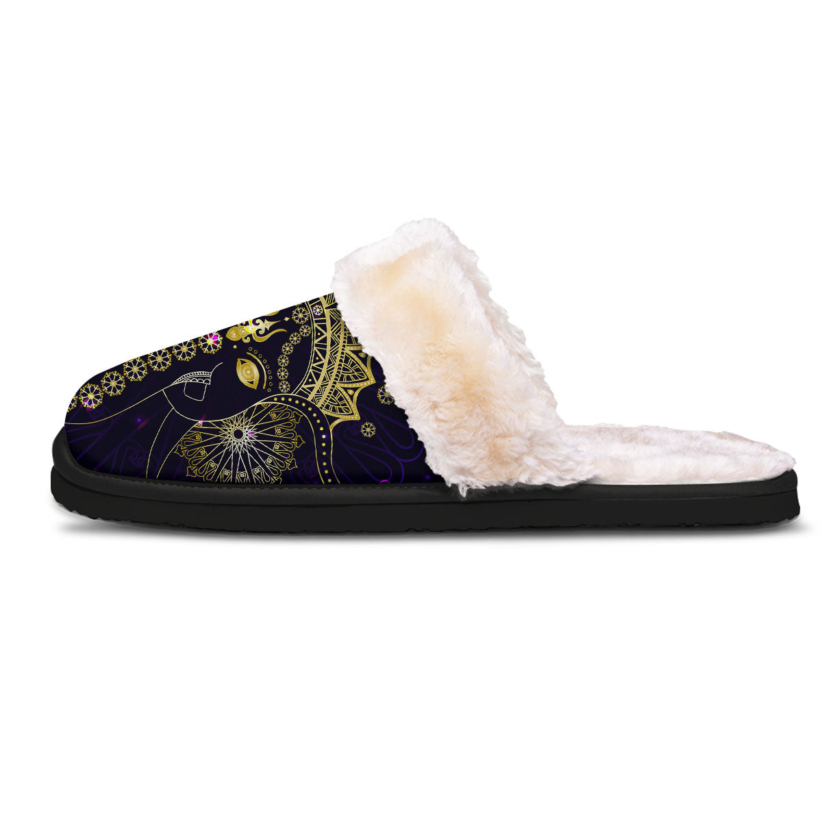 Spiritual Elephant Indian Tribal Print Slippers-grizzshop