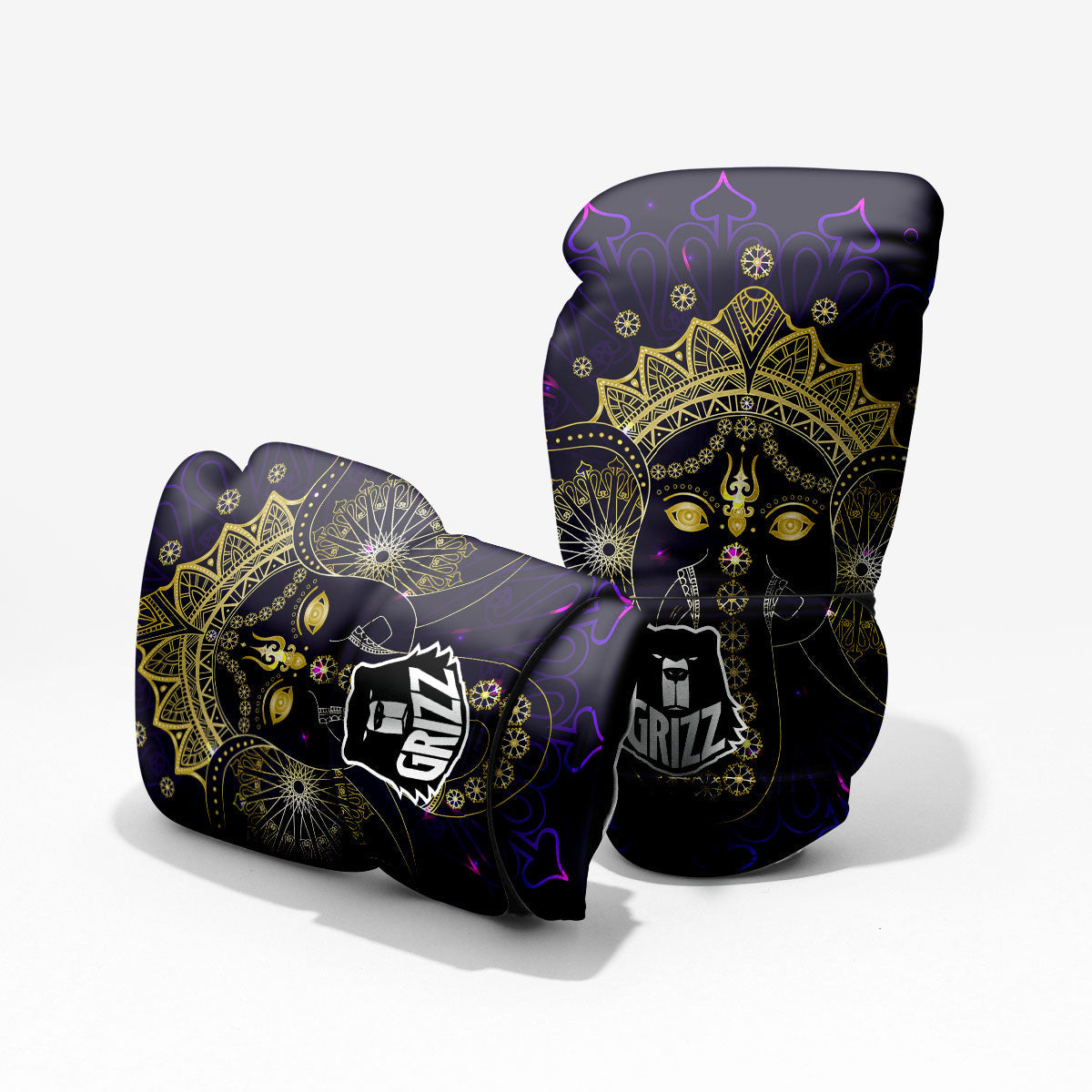 Spiritual Elephant Indian Tribal Print Pro Boxing Glove