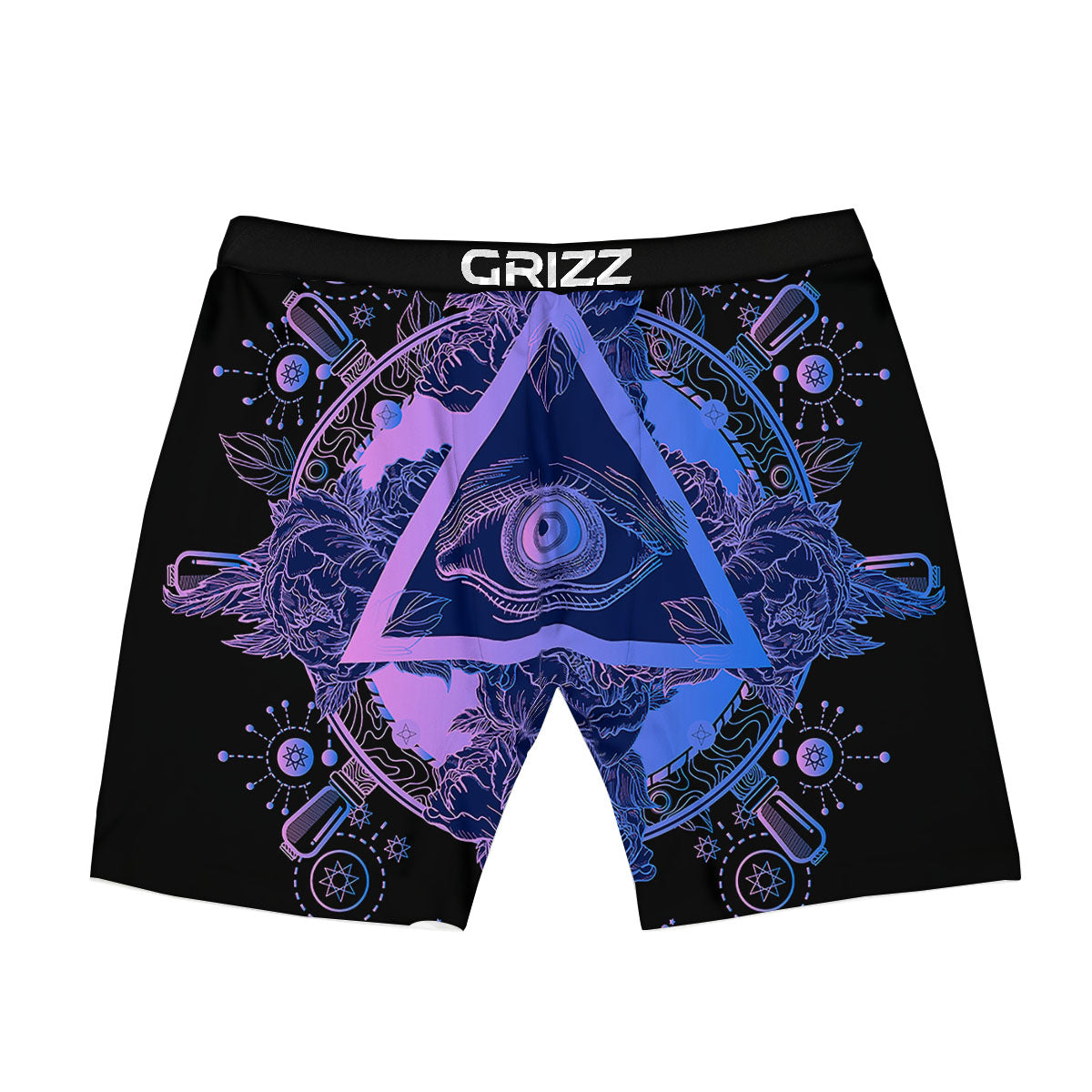 Spiritual Eye Of Providence Print Boxer Briefs-grizzshop