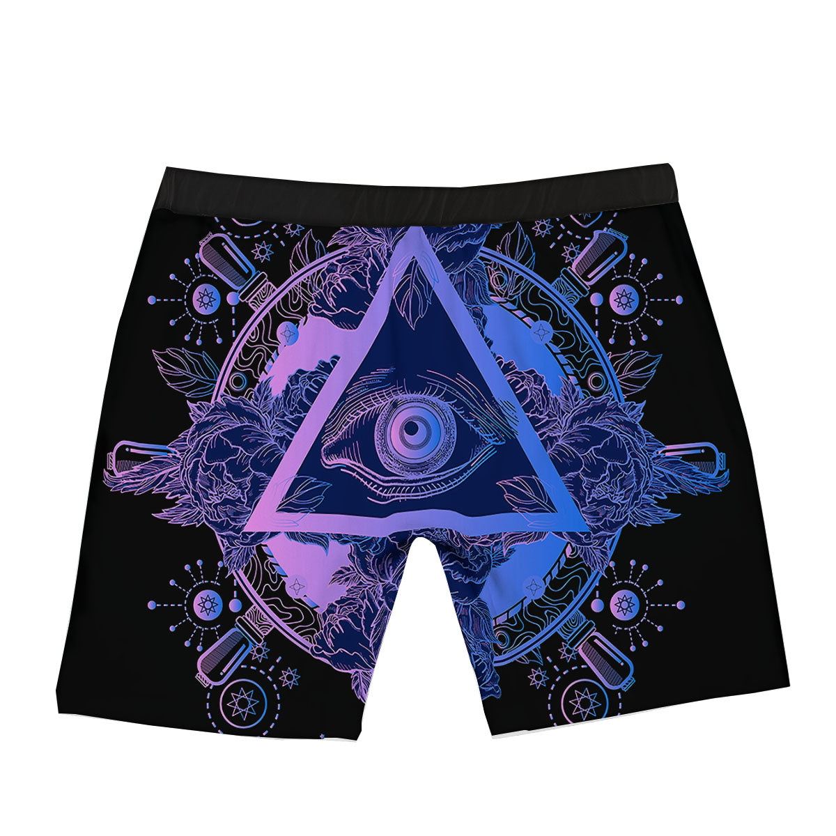 Spiritual Eye Of Providence Print Boxer Briefs-grizzshop