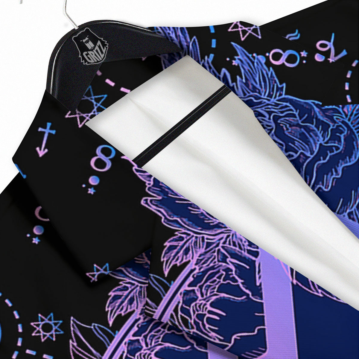 Spiritual Eye Of Providence Print Men's Sport Coat-grizzshop