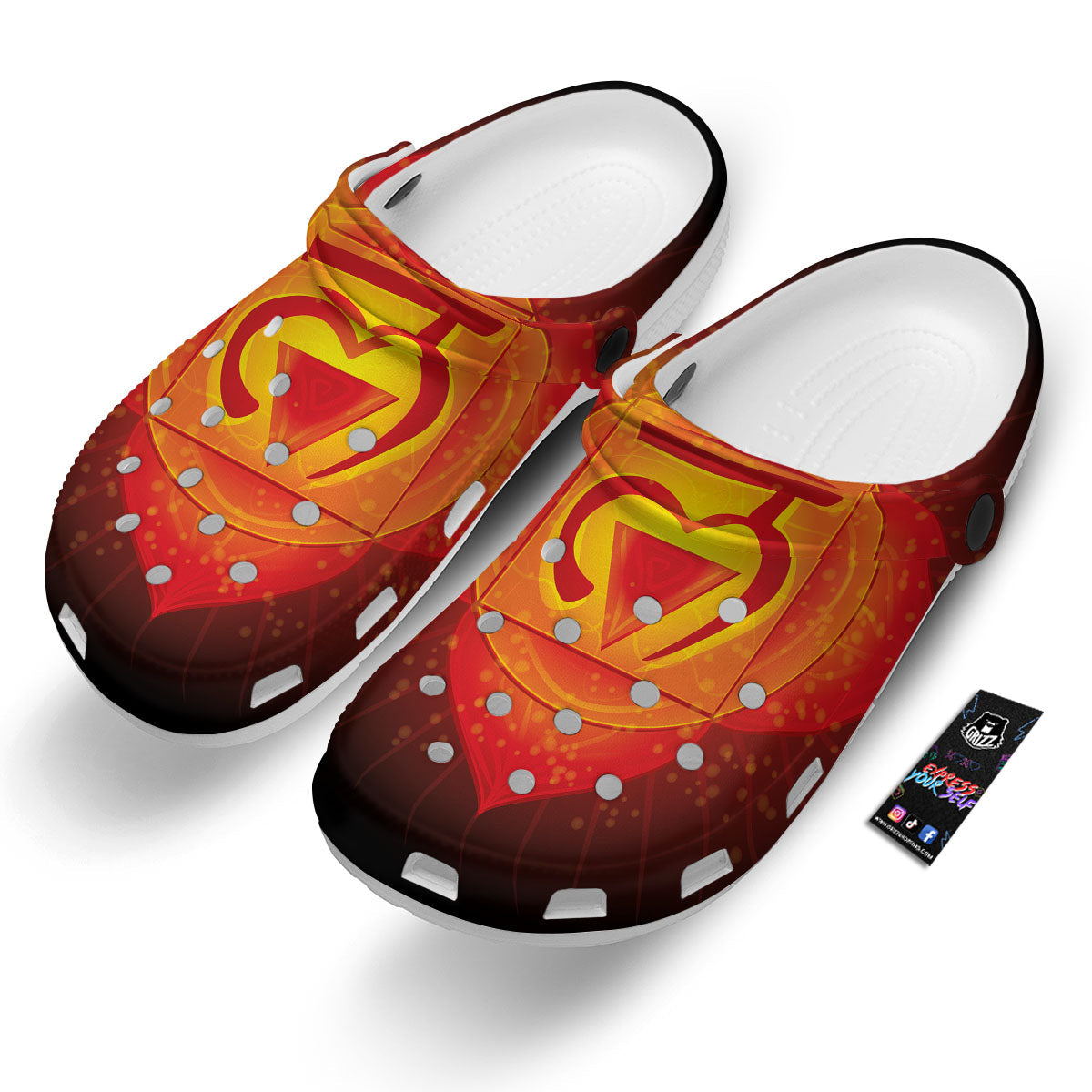 Spiritual Muladhara Chakra Print Clog-grizzshop
