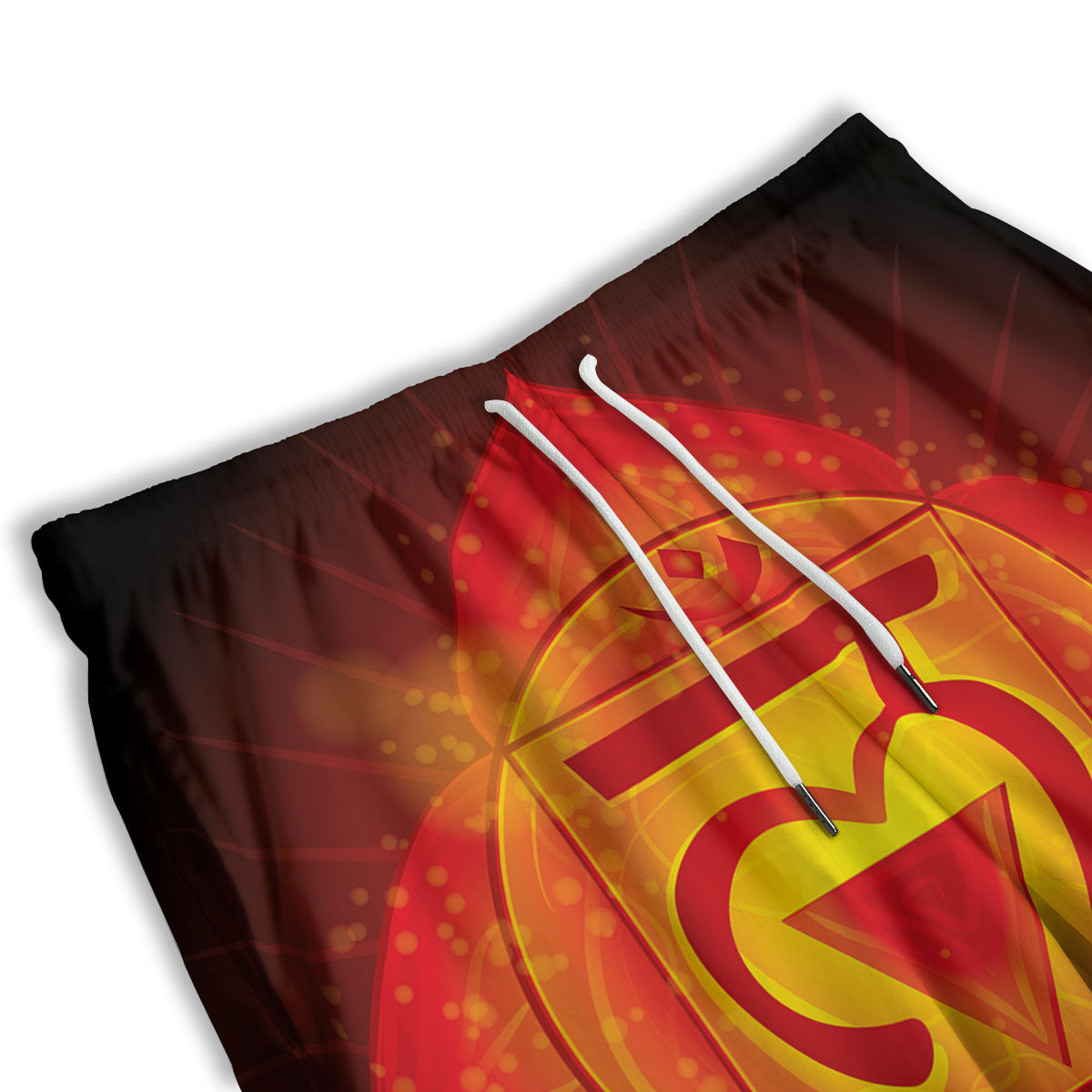 Spiritual Muladhara Chakra Print Men's Athletic Shorts