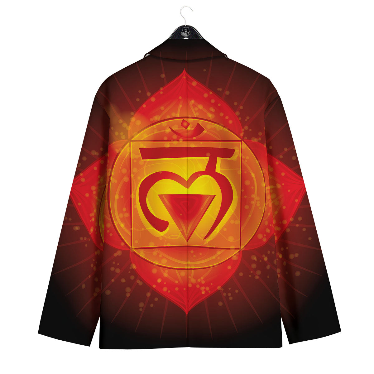 Spiritual Muladhara Chakra Print Men's Sport Coat-grizzshop