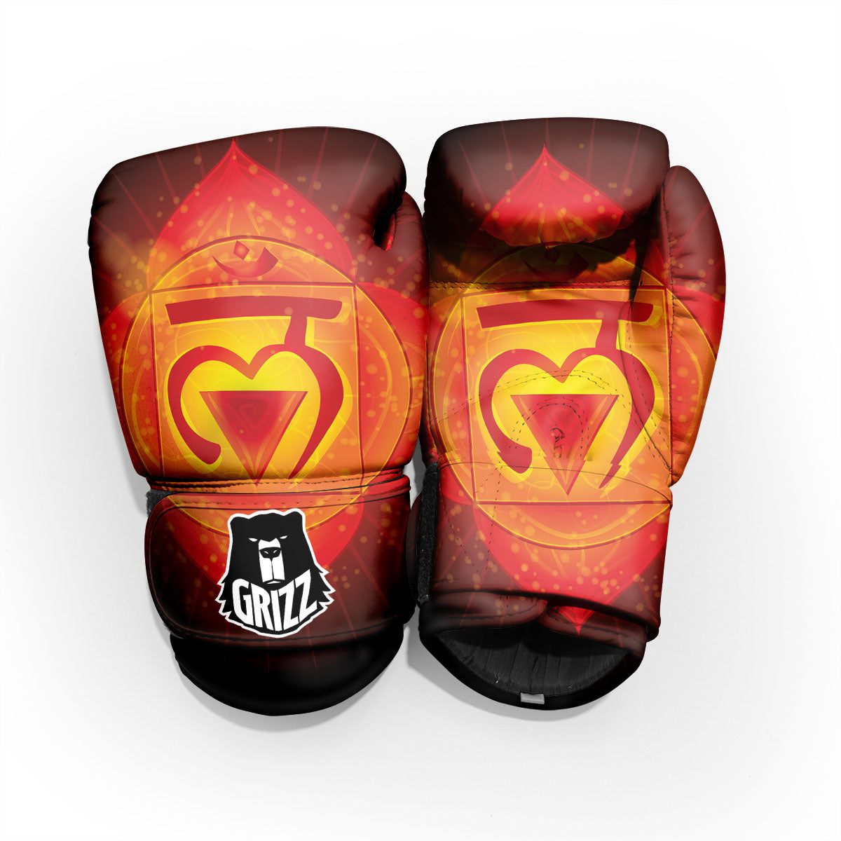 Spiritual Muladhara Chakra Print Pro Boxing Glove