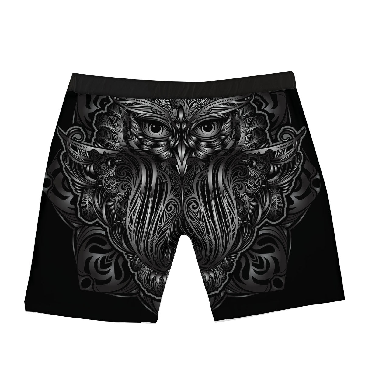 Spiritual Owl Sliver Print Boxer Briefs-grizzshop