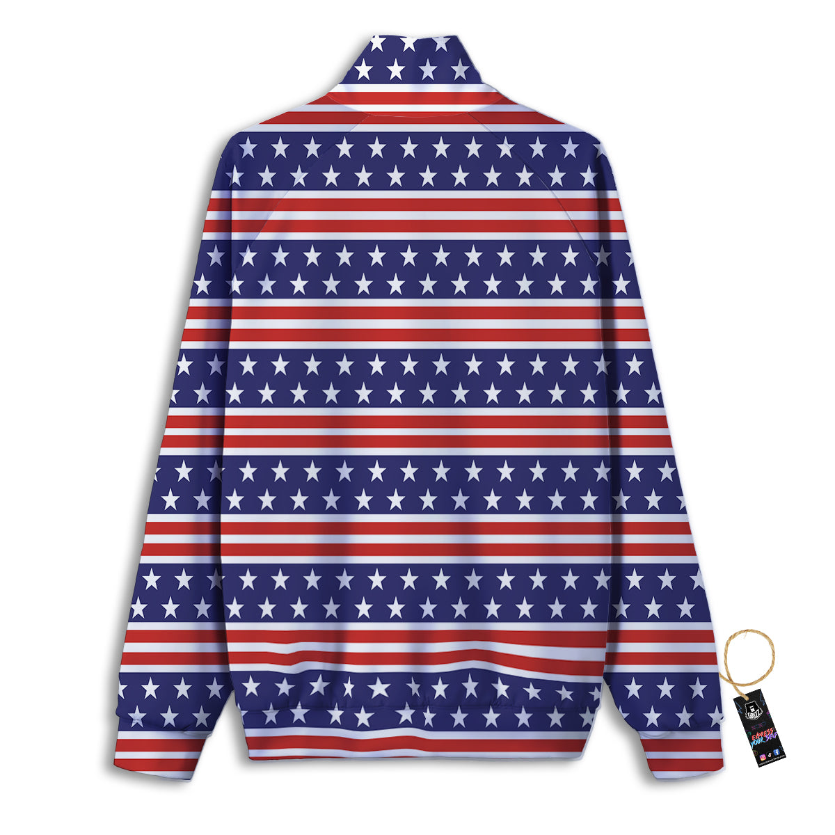 Spiritual Owl Sliver Print Track Jacket-grizzshop