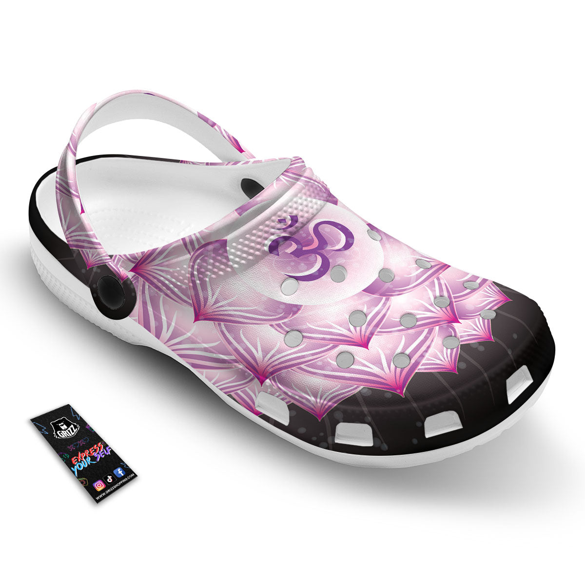 Spiritual Sahasrara Chakra Print Clog-grizzshop