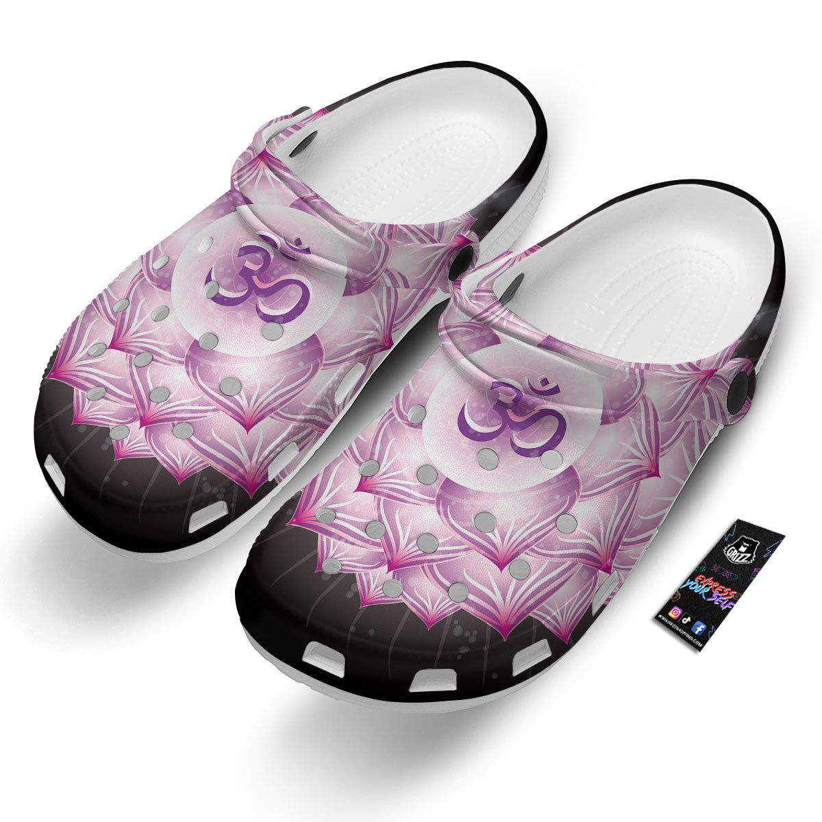 Spiritual Sahasrara Chakra Print Clog-grizzshop