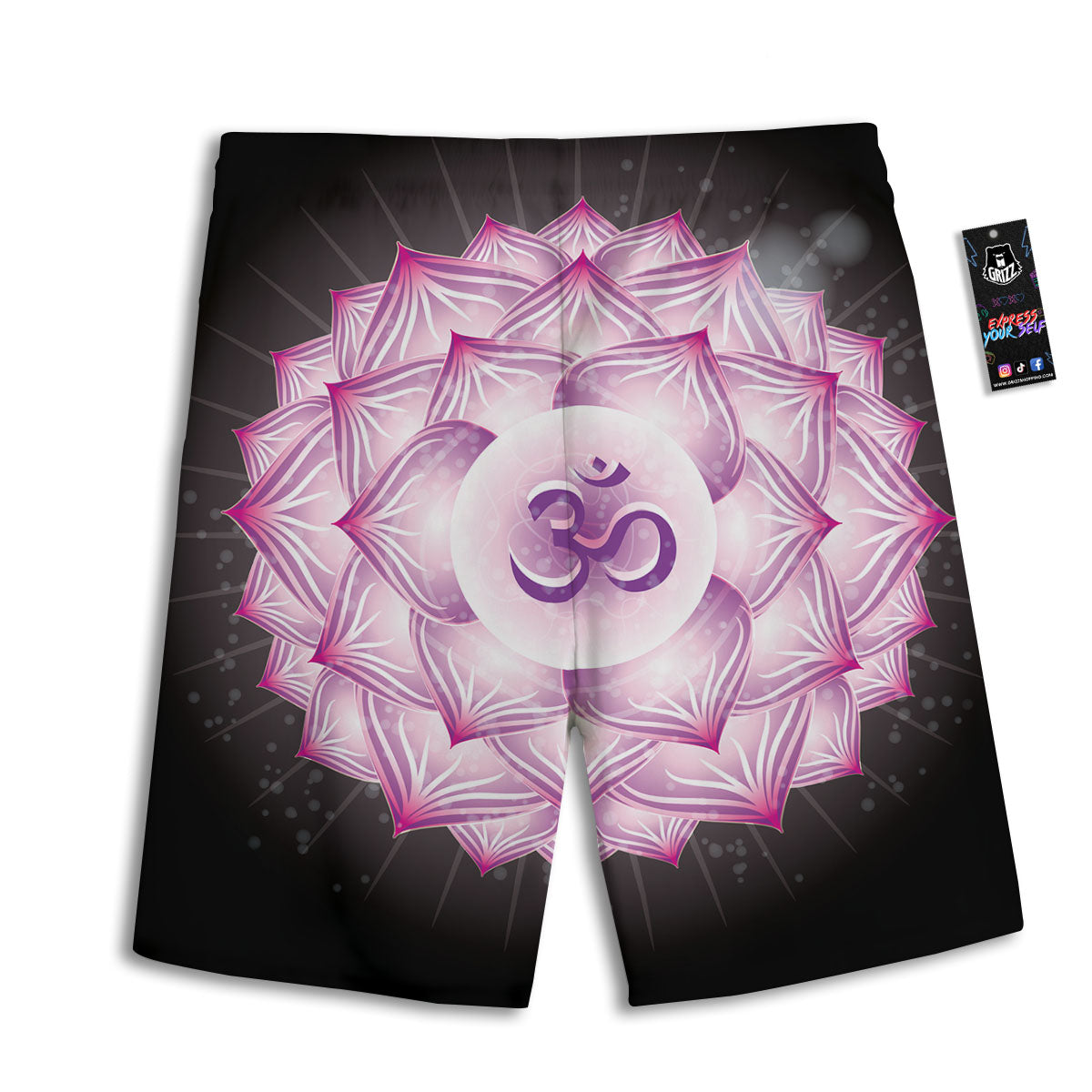 Spiritual Sahasrara Chakra Print Men's Athletic Shorts