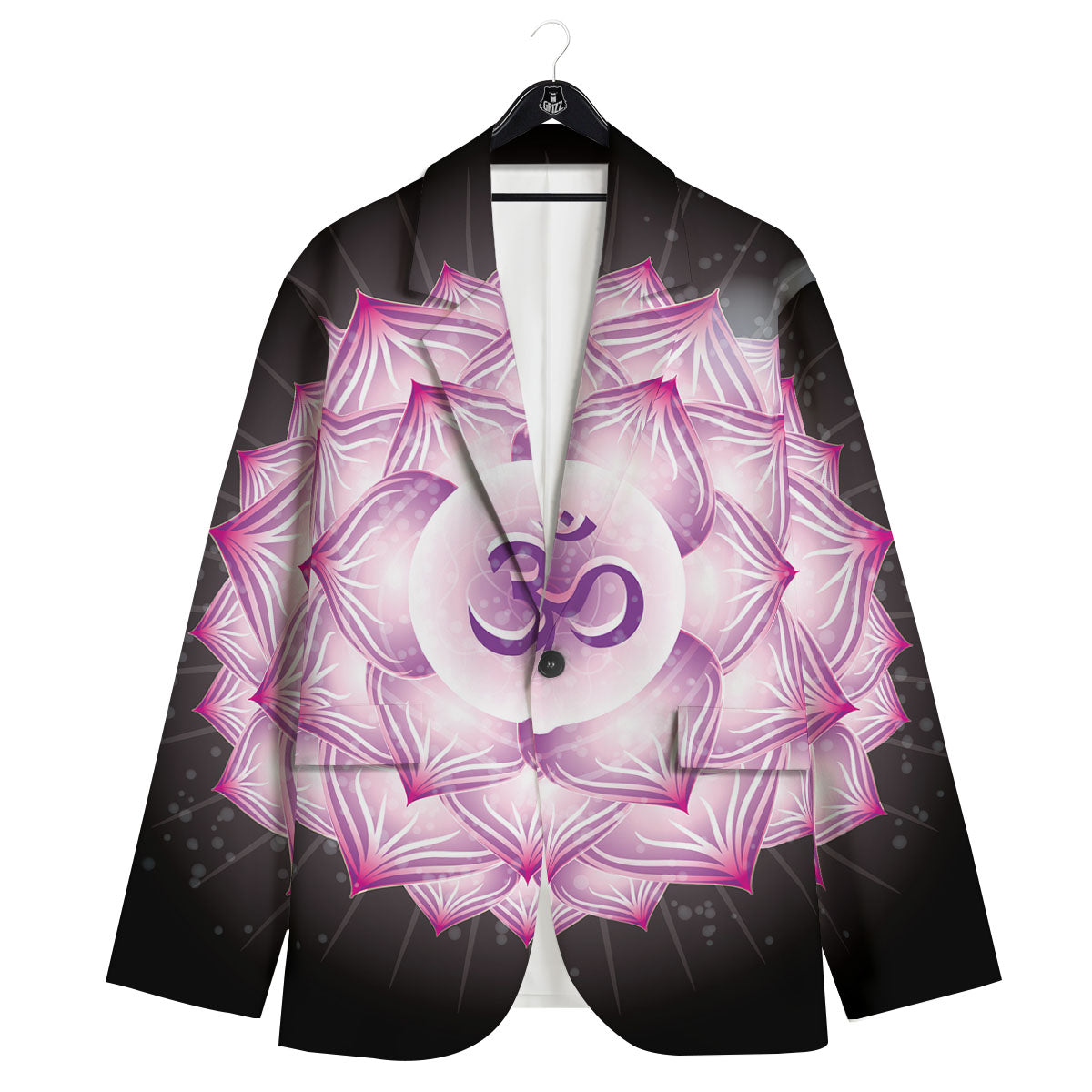 Spiritual Sahasrara Chakra Print Men's Sport Coat-grizzshop