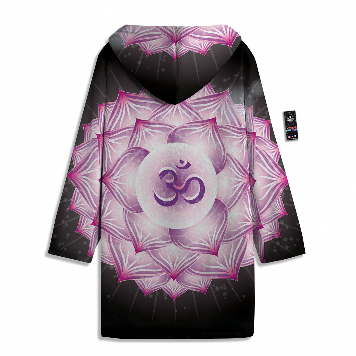 Spiritual Sahasrara Chakra Print Men's Windbreaker Jacket-grizzshop
