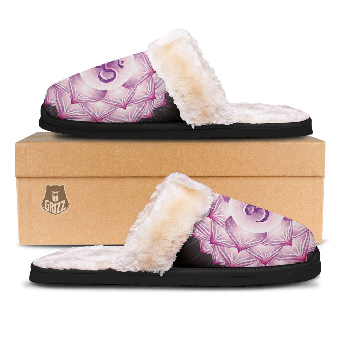 Spiritual Sahasrara Chakra Print Slippers-grizzshop