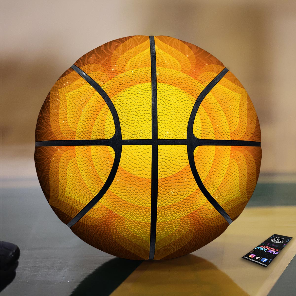 Spiritual Swadhisthana Chakra Print Basketball