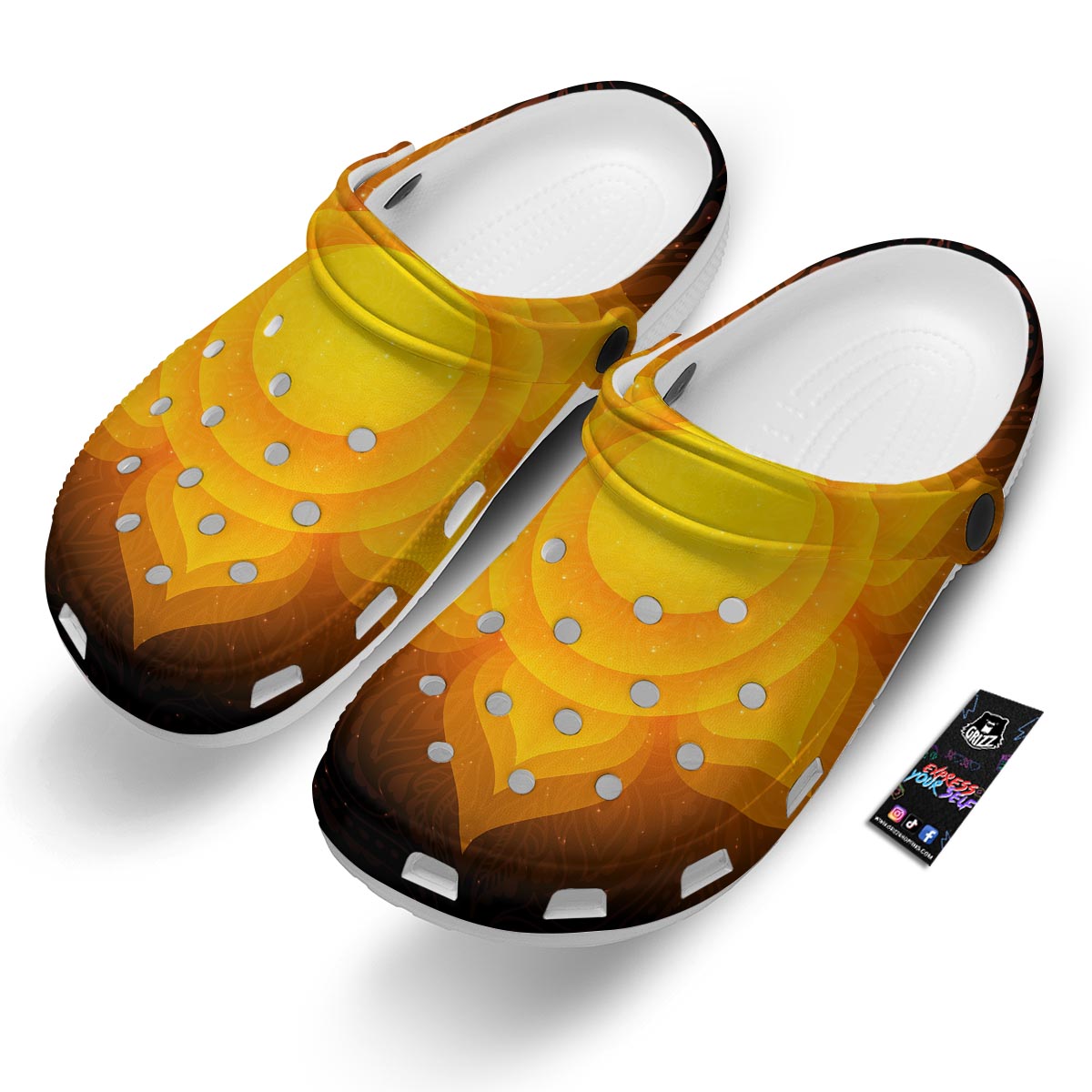 Spiritual Swadhisthana Chakra Print Clog-grizzshop