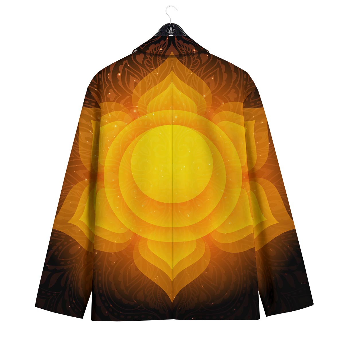Spiritual Swadhisthana Chakra Print Men's Sport Coat-grizzshop