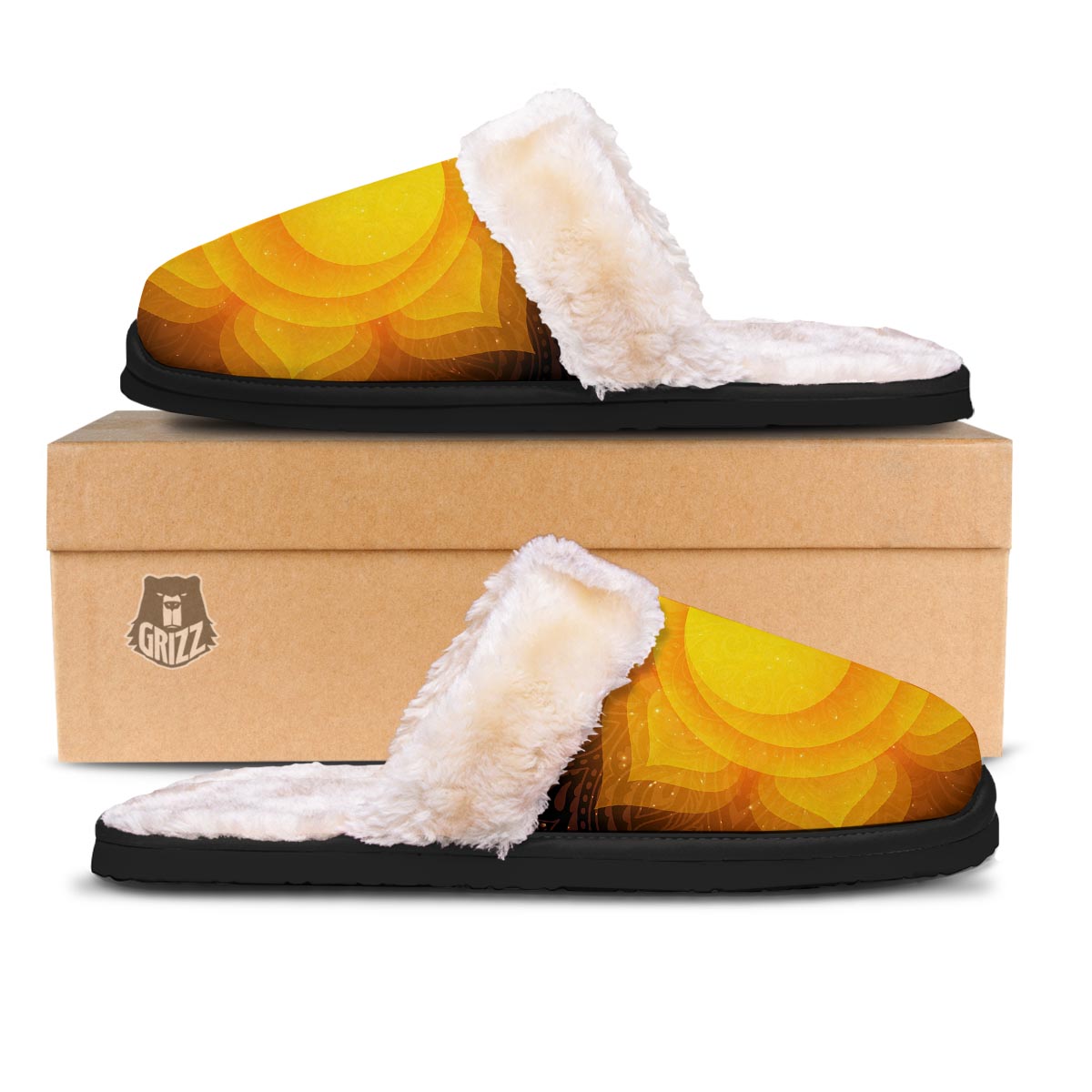 Spiritual Swadhisthana Chakra Print Slippers-grizzshop