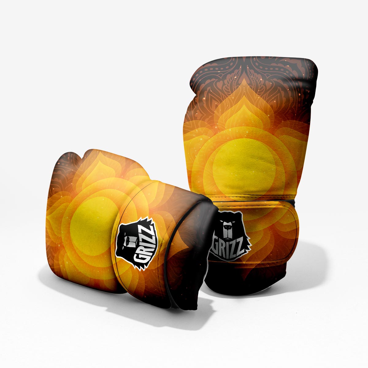 Spiritual Swadhisthana Chakra Print Pro Boxing Glove