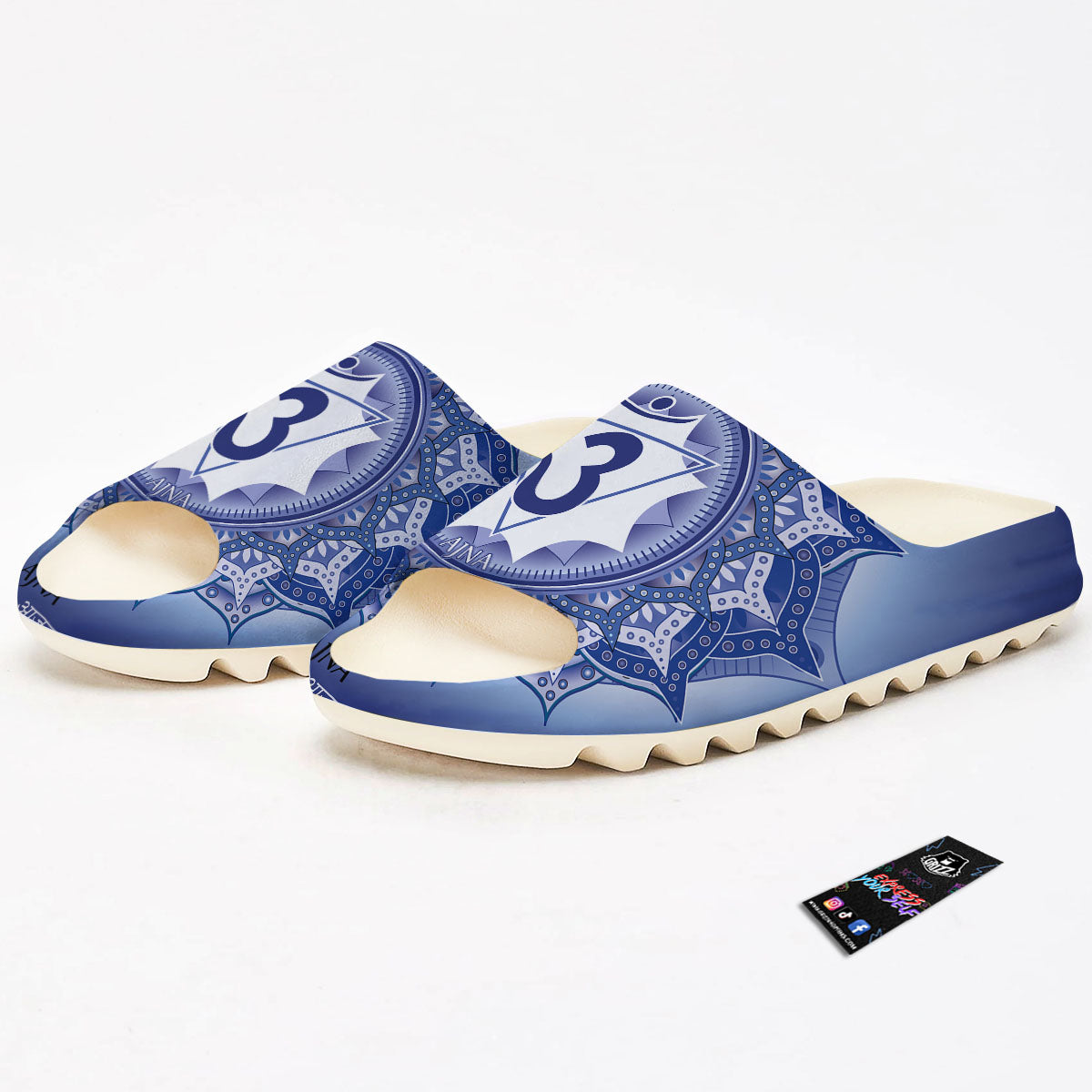 Spiritual Ajna Chakra Print Sandals-grizzshop