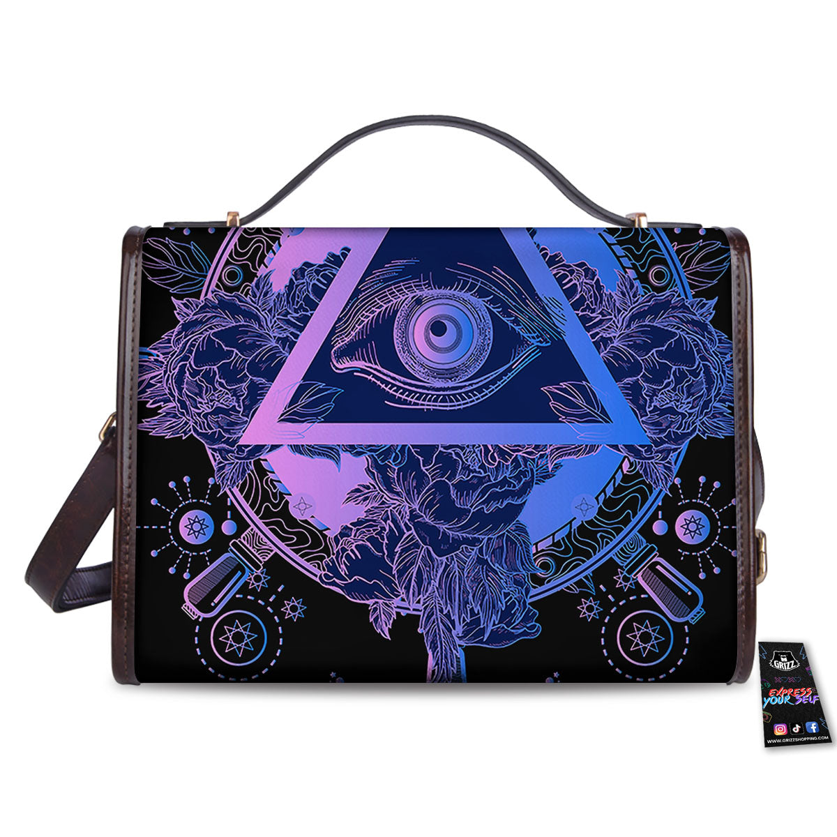 Spiritual Eye Of Providence Print Women's Satchel Bag