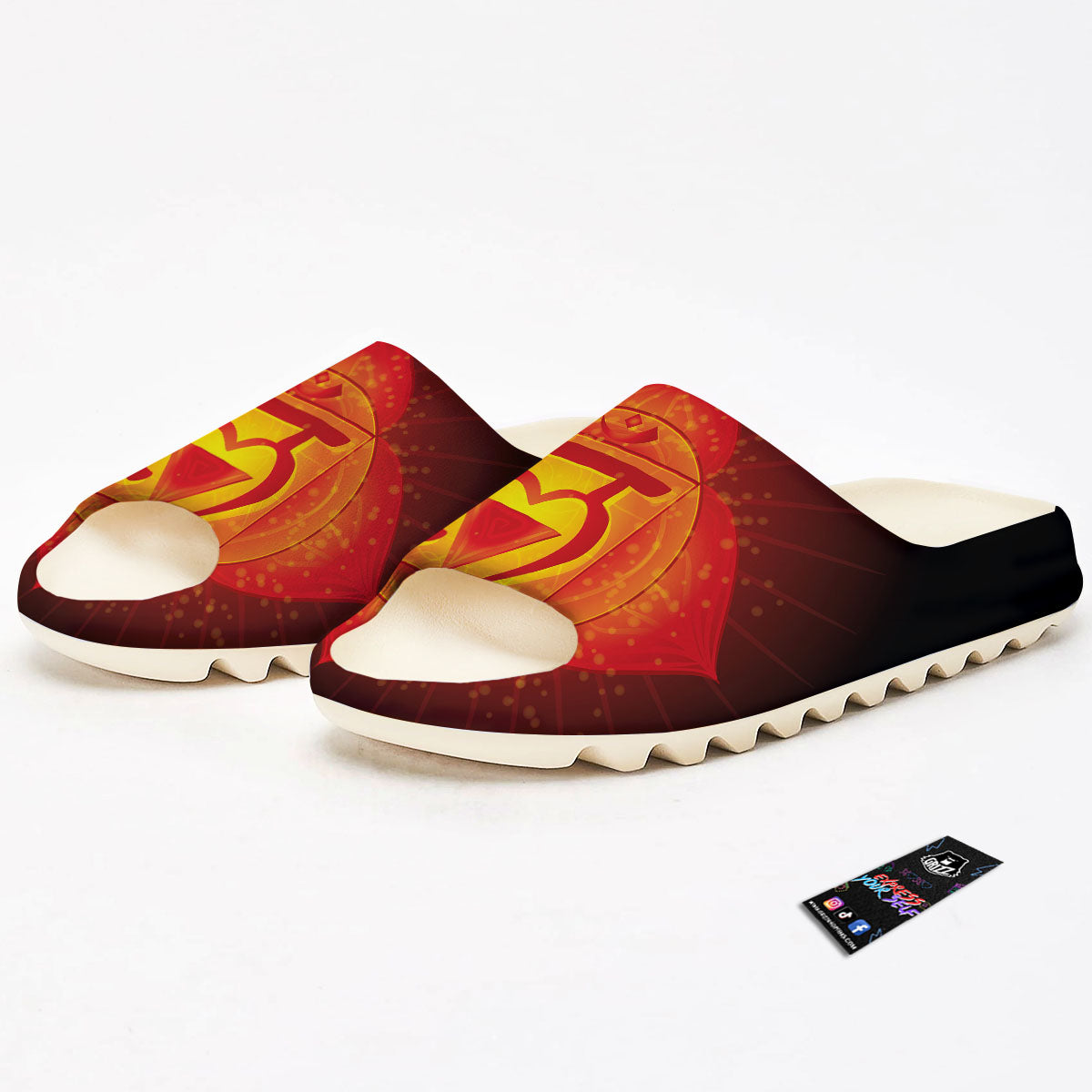 Spiritual Muladhara Chakra Print Sandals-grizzshop