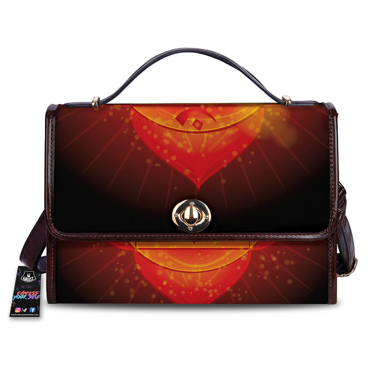 Spiritual Muladhara Chakra Print Women's Satchel Bag