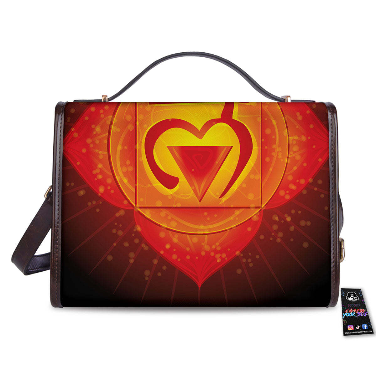 Spiritual Muladhara Chakra Print Women's Satchel Bag