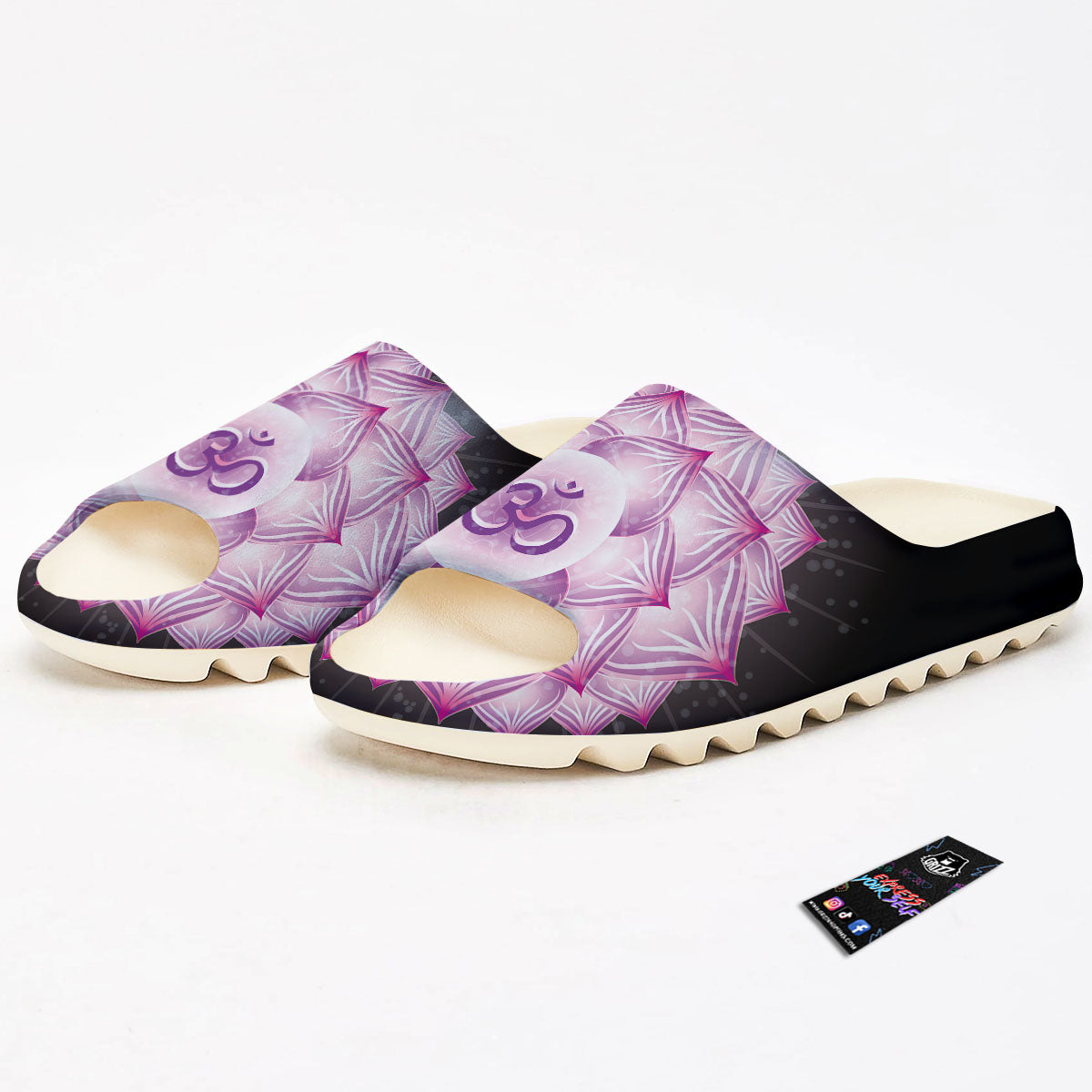 Spiritual Sahasrara Chakra Print Sandals-grizzshop