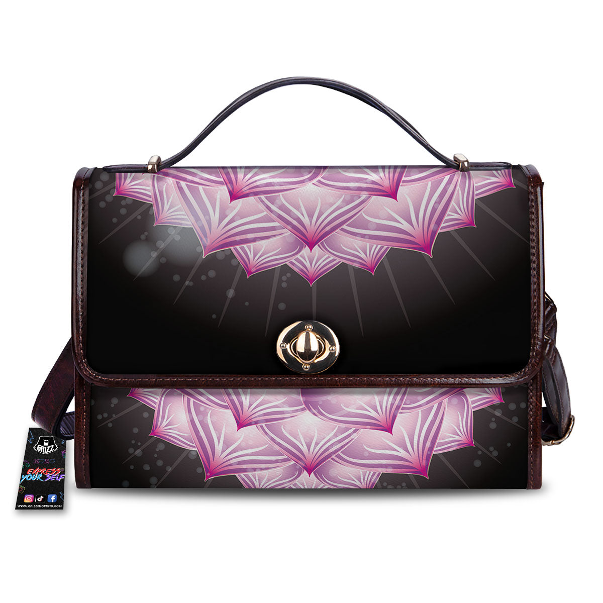 Spiritual Sahasrara Chakra Print Women's Satchel Bag