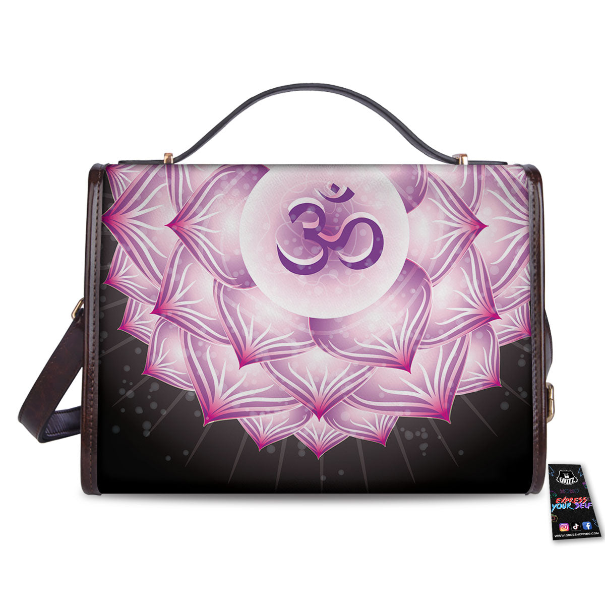 Spiritual Sahasrara Chakra Print Women's Satchel Bag