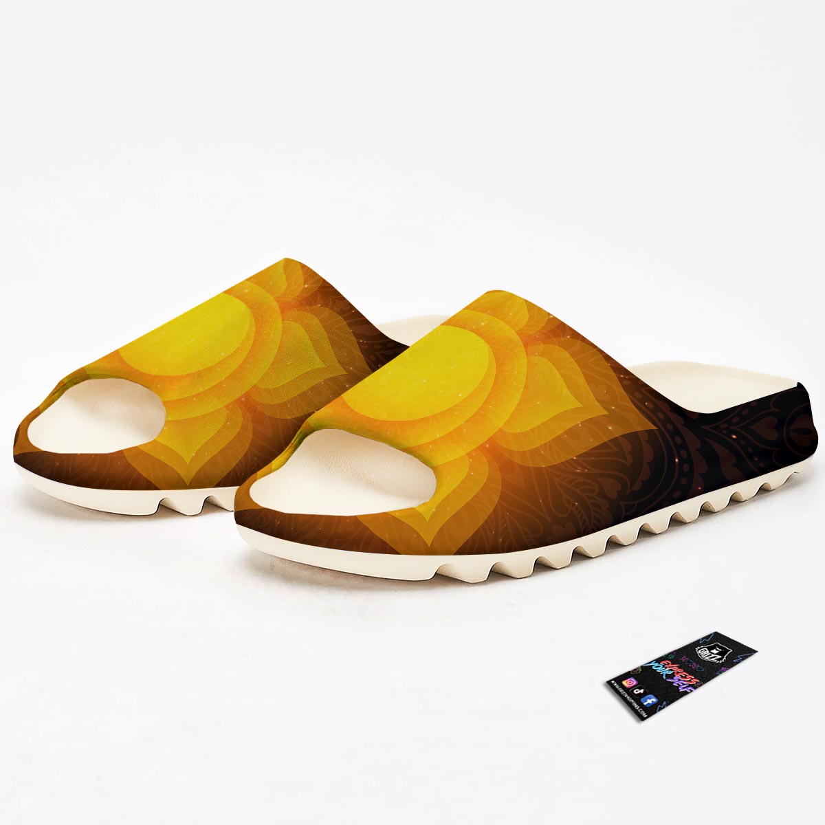 Spiritual Swadhisthana Chakra Print Sandals-grizzshop