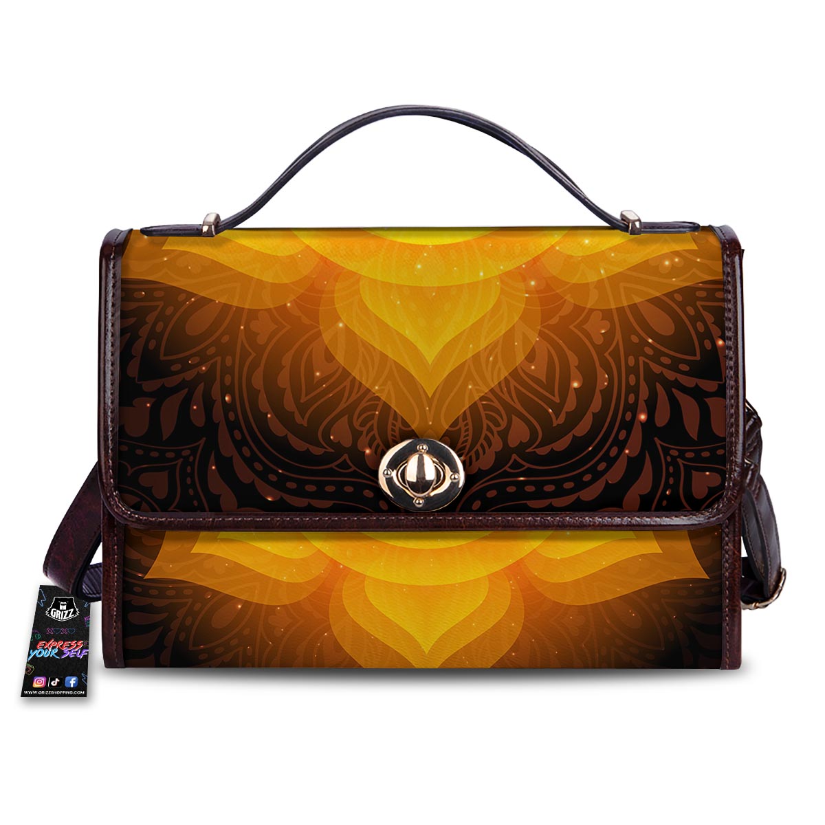 Spiritual Swadhisthana Chakra Print Women's Satchel Bag