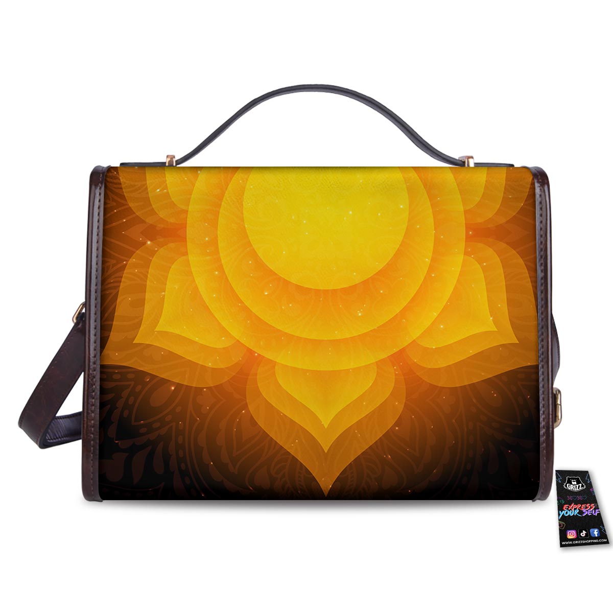 Spiritual Swadhisthana Chakra Print Women's Satchel Bag