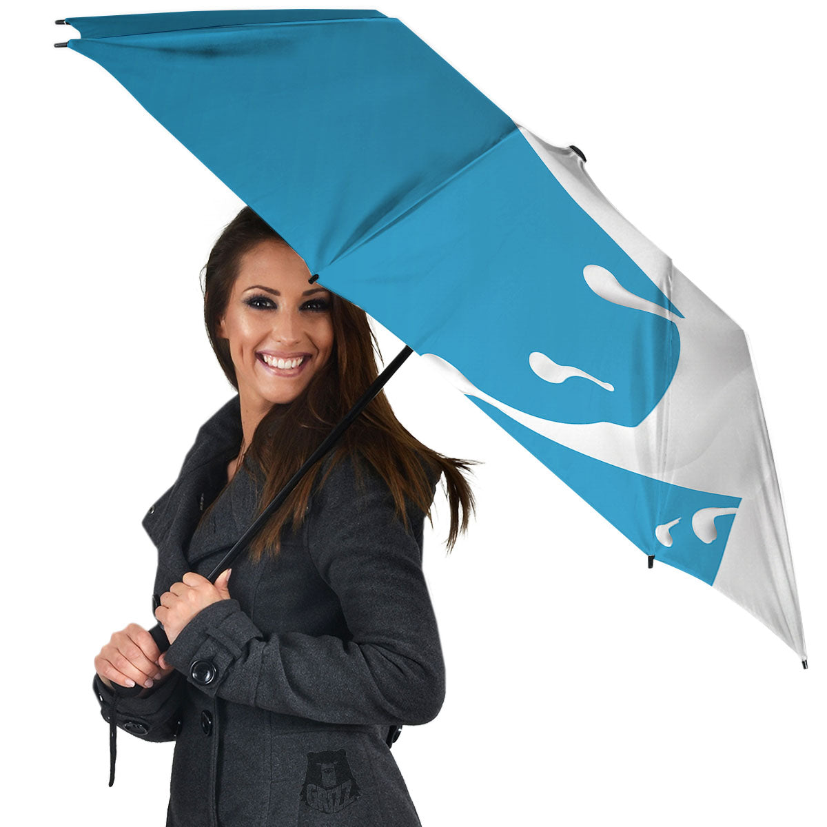 Splash Milk Print Umbrella-grizzshop