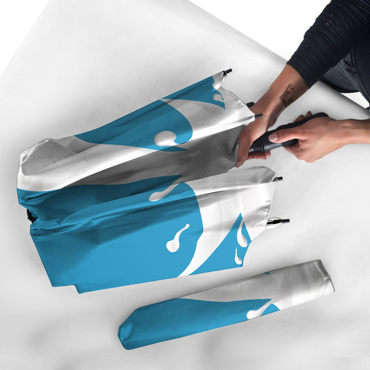 Splash Milk Print Umbrella-grizzshop