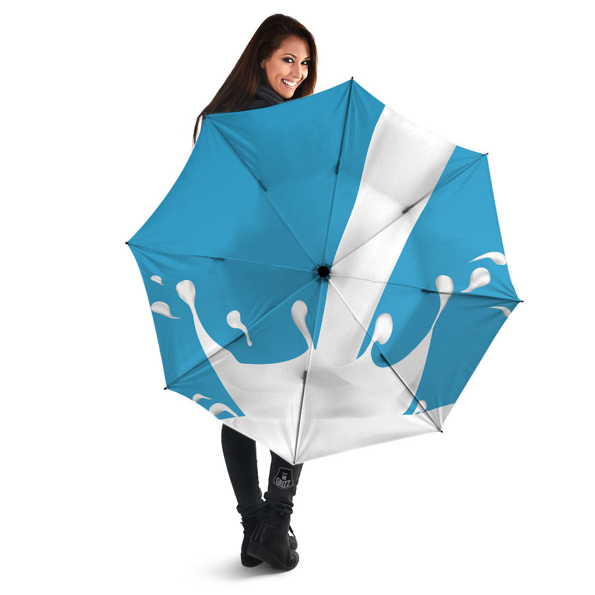 Splash Milk Print Umbrella-grizzshop
