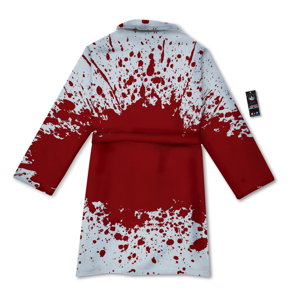 Splashed Blood Print Bathrobe-grizzshop