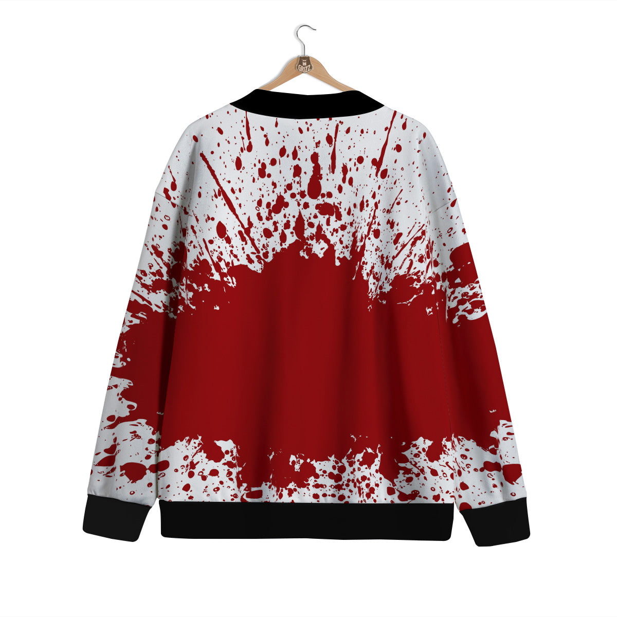 Splashed Blood Print Cardigan-grizzshop