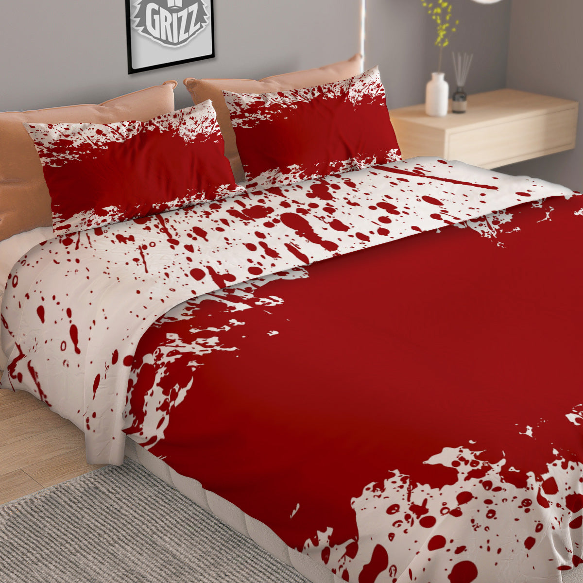 Skeleton Party Fun Print Pattern Duvet Cover Bedding Set