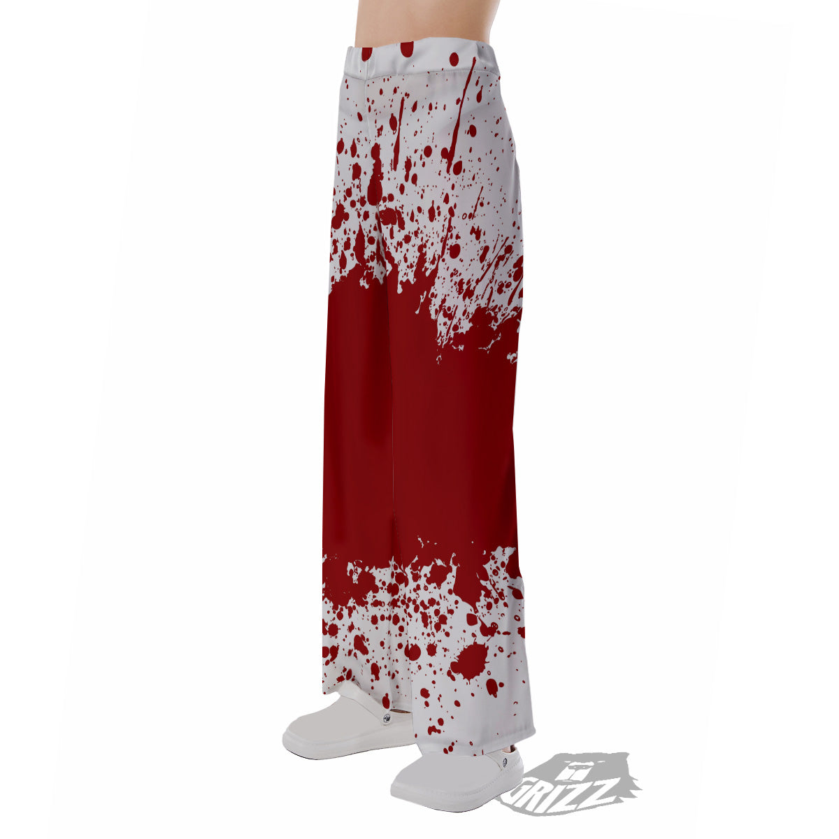 Splashed Blood Print Pajama Pants-grizzshop