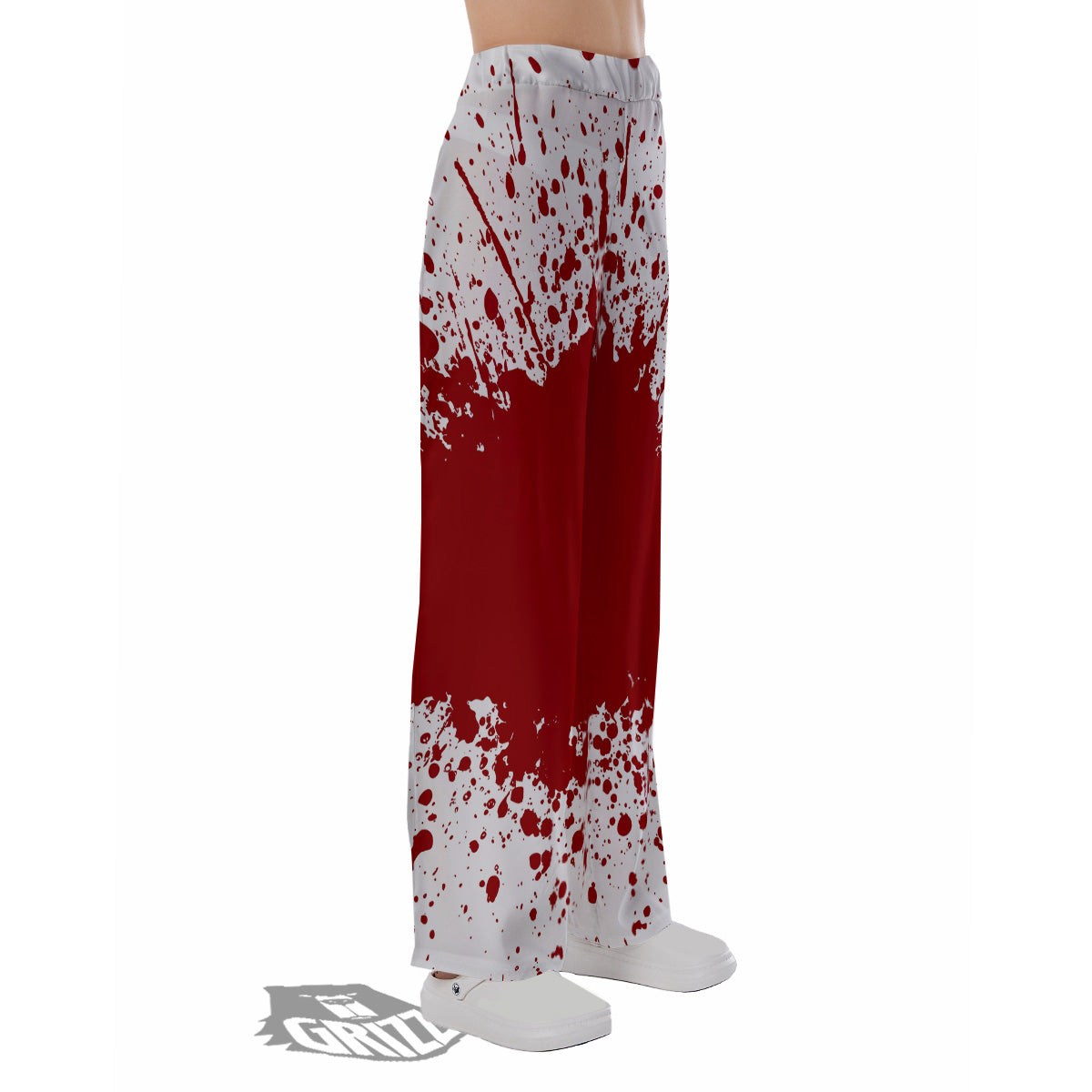 Splashed Blood Print Pajama Pants-grizzshop