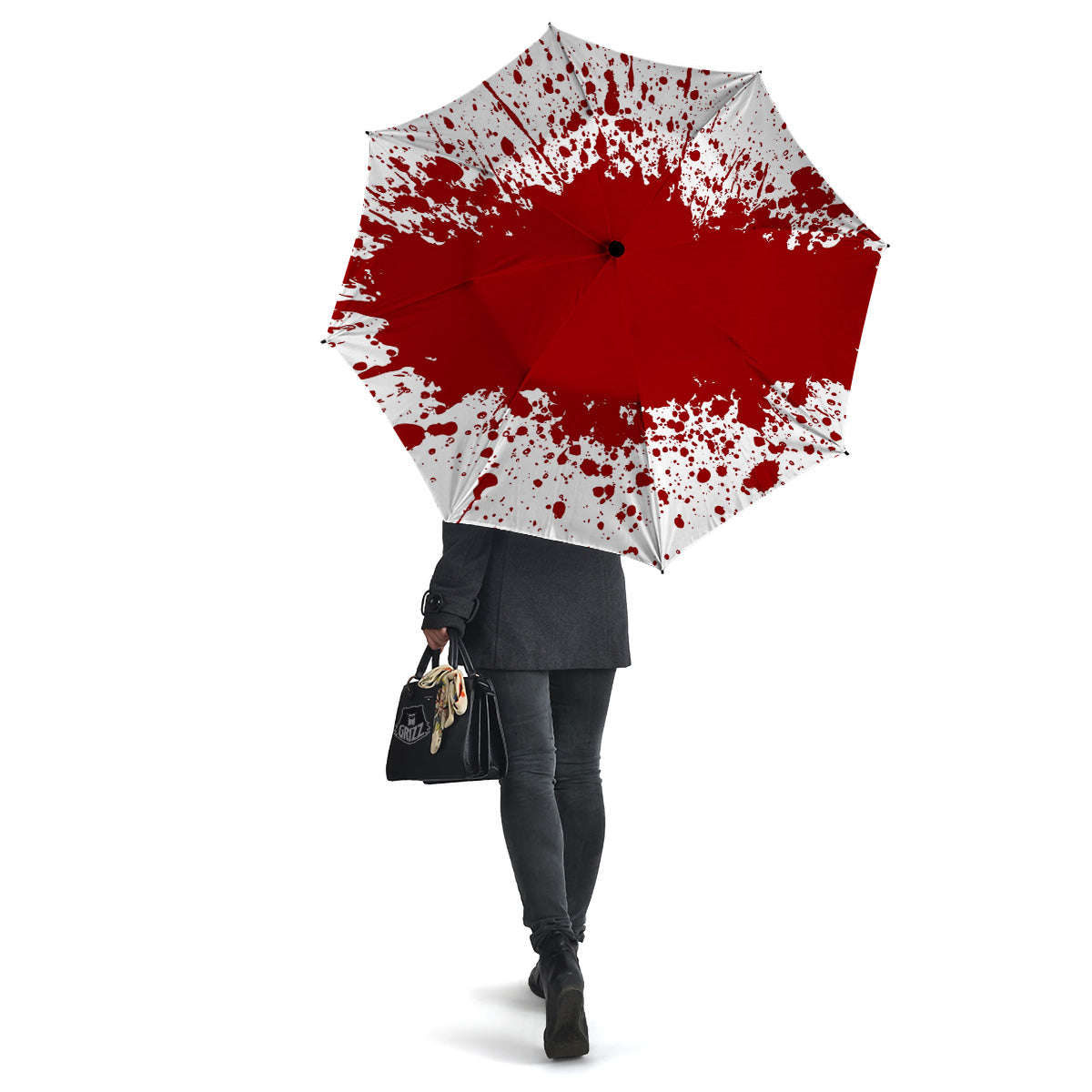 Splashed Blood Print Umbrella-grizzshop