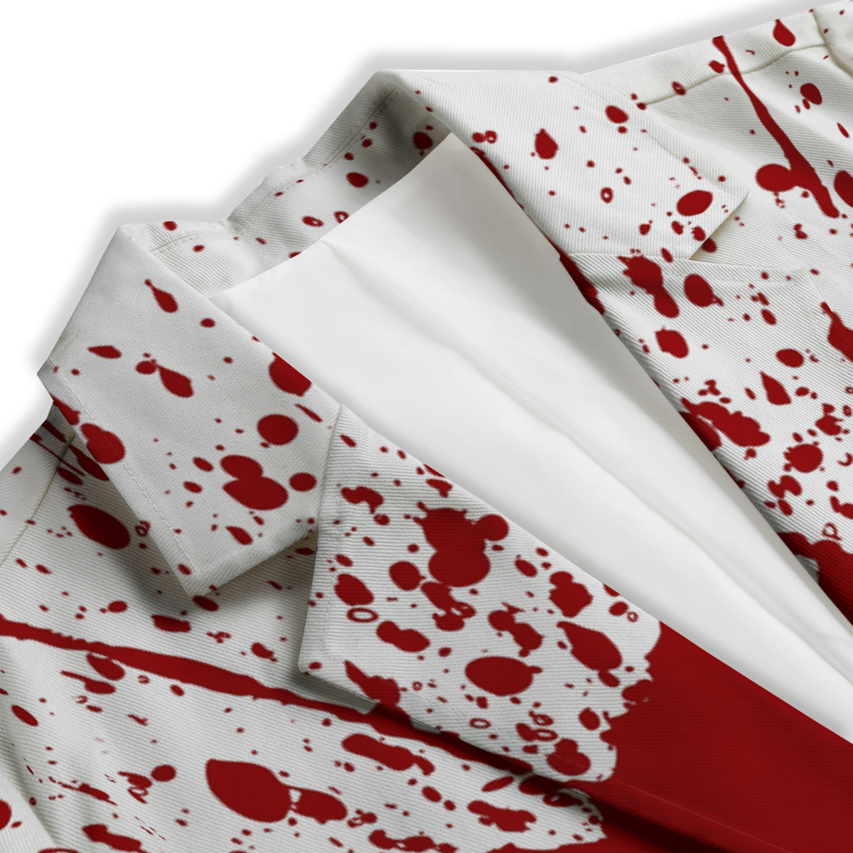 Splashed Blood Print Women's Blazer-grizzshop