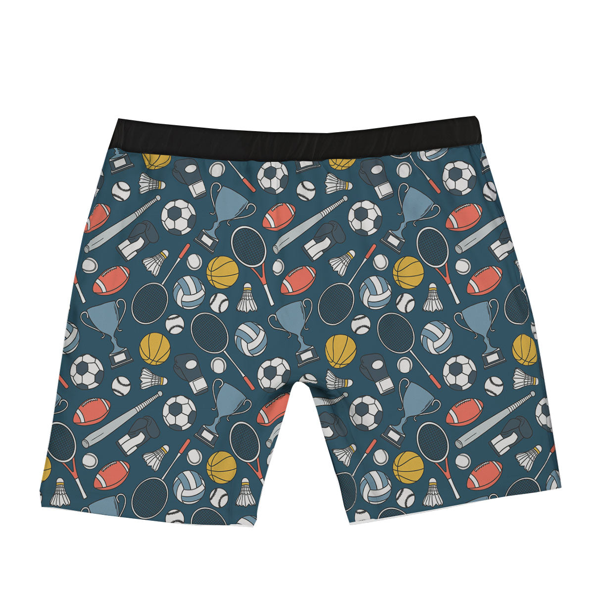 Sport Lacrosse Print Pattern Boxer Briefs-grizzshop